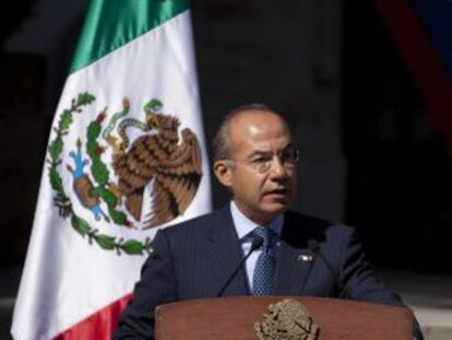 El presidente mexicano Felipe Calderón.