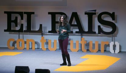 La experta en computación cuántica Alba Cervera, en 'EL PAÍS con tu futuro'.