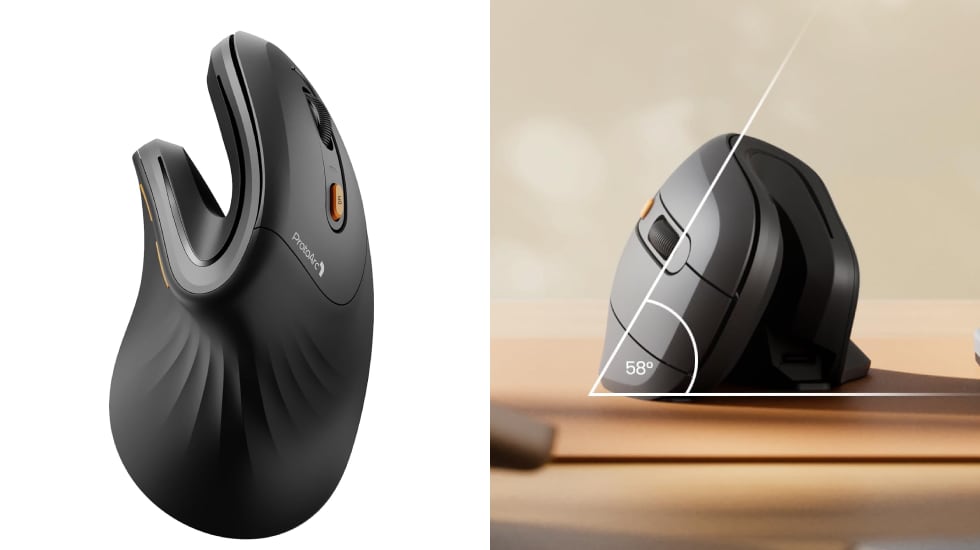 Ratón ergonómico e inalámbrico ProtoARC.