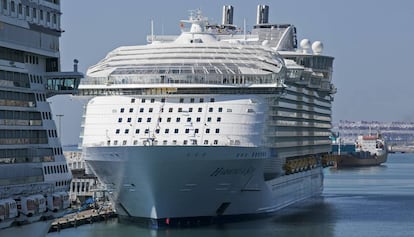 El creuer 'Harmony of the seas', l'any passat a Barcelona.