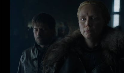 <p>Momento: Brienne argumentando a Daenerys por qué Jaime Lannister ha de quedarse en Invernalia y por qué se puede confiar en él.</p><p>¿Por qué? Porque es una mujer defendiendo a un hombre y porque se acepta como argumento la palabra de ella para tomar una decisión política.
