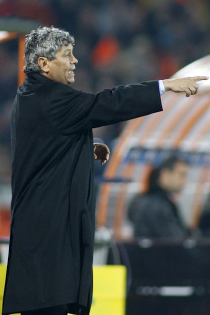 El entrenador del Shakhtar, el rumano Mircea Lucescu.