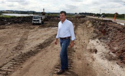 Richa visita obras em mar&ccedil;o deste ano.