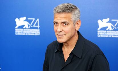 George Clooney, el pasado septiembre en el festival de cine de Venecia.