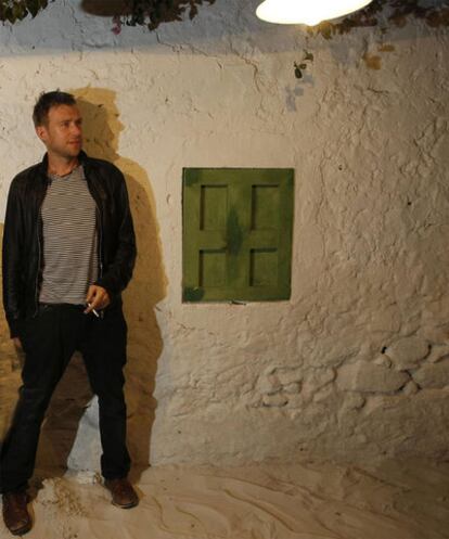 Damon Albarn, en el <i>backstage</i> del pasado Festival Internacional de Benicàssim.