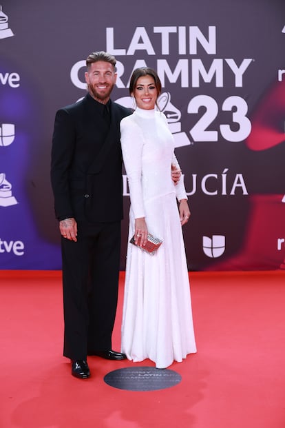 Sergio Ramos acudi acompa?ado de su hermana Miriam Ramos.