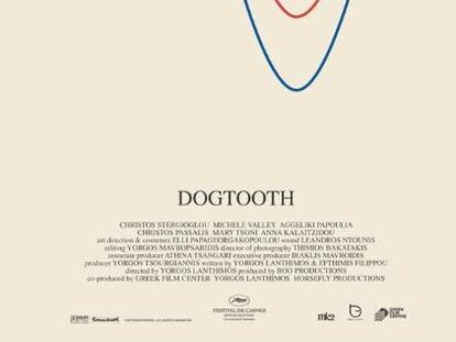 Cartel de Canino (Dogtooth)