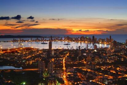 Una vista de Cartagena de Indias