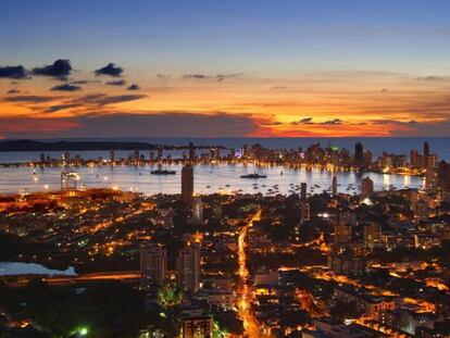 Una vista de Cartagena de Indias