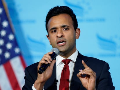 Vivek Ramaswamy, candidato del Partido Republicano a la presidencia de Estados Unidos.