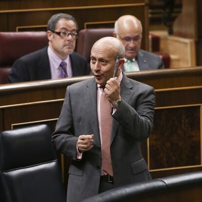 El ministro de Educación, José Ignacio Wert, el martes en el Congreso.