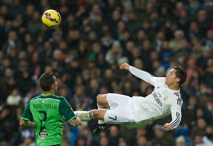 Cristiano Ronaldo en un encuentro frente al Celta de Vigo, el 6 de diciembre de 2014.