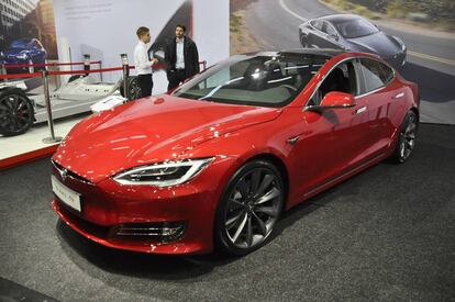 Tesla Model S P85D en el Vienna Autoshow