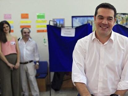  Alexis Tsipras, primer ministro griego y lider del partido Syriza.