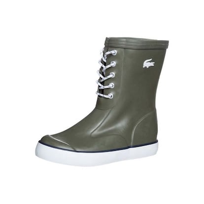 Botas en color verde de Lacoste (89,95 euros).