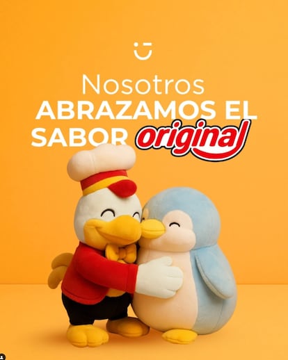 Mensaje de apoyo a Frisby de Miniso.