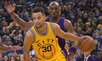 Stephen Curry y Kobe Bryant.