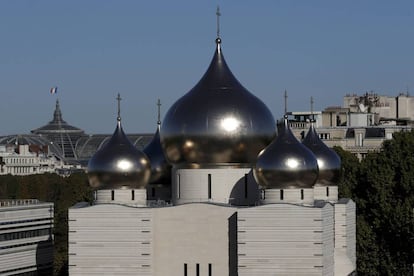 La catedral de San Vladimir, en Par&iacute;s, el pasado 4 de octubre.