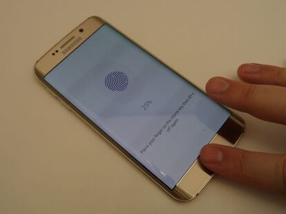 Un vídeo muestra cómo funciona el lector de huellas dactilares del Samsung Galaxy S6