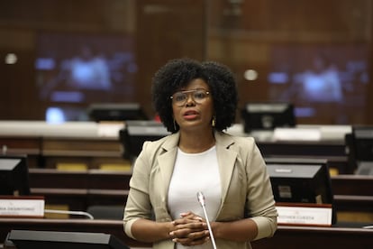 Paola Cabezas, asambleísta nacional en Ecuador.