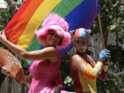 Participantes en una manifestación gay de La Habana en mayo de este año.