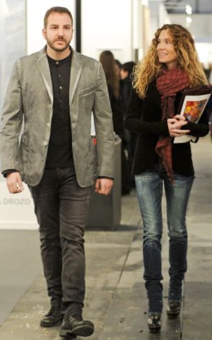 Borja Thyssen and Blanca Cuesta, at last month’s Arco art fair.