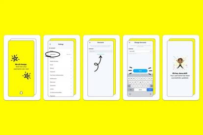 Cambio de nick en Snapchat