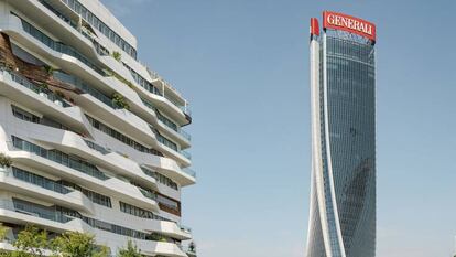 Nuevo cuartel general de Generali en Milán, en una torre diseñada por la arquitecta Zaha Hadid.