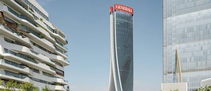 Nuevo cuartel general de Generali en Milán, en una torre diseñada por la arquitecta Zaha Hadid.