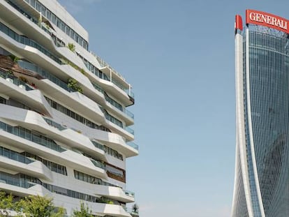 Nuevo cuartel general de Generali en Milán, en una torre diseñada por la arquitecta Zaha Hadid.