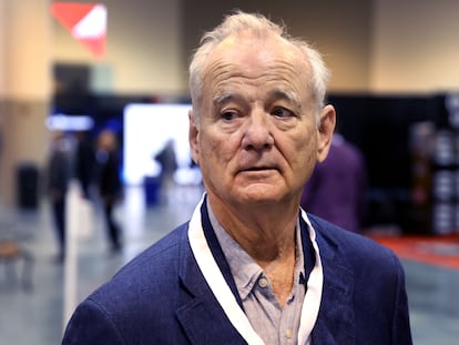 El actor Bill Murray en la reunión anual de accionistas de la entidad Berkshire Hathaway celebrada el 30 de abril.