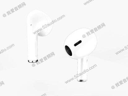 Diseño filtrado de los futuros Airpods 3.