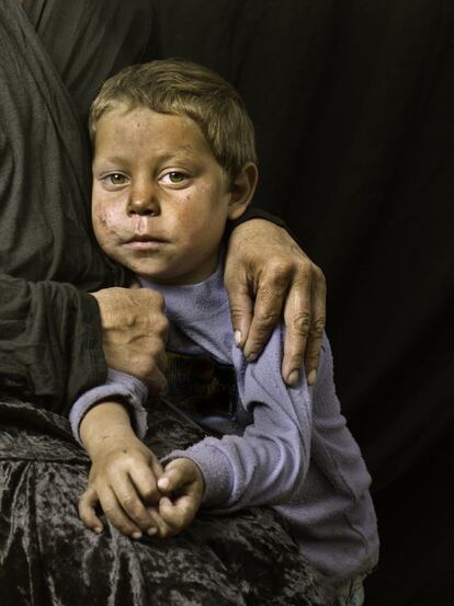 El retrato de Rogiero que hizo Pierre Gonnord en Évora.