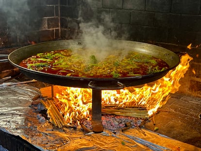 La 'paella albufera' del cocinero valenciano Mariano Marco.