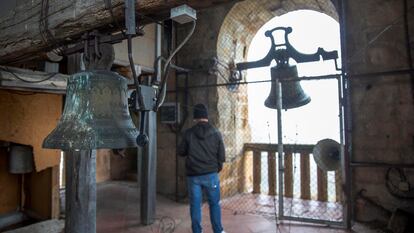 El campanario de una iglesia, en una imagen de archivo.