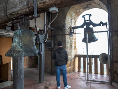 El campanario de una iglesia, en una imagen de archivo.