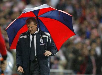 El seleccionador inglés, Steve McClaren, tras la derrota contra Croacia que le ha costado el puesto.