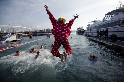 Celebración de la 106 edición de Copa Nadal en el puerto de Barcelona.