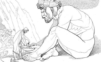 Ilustración de la Odisea, de John Flaxman.