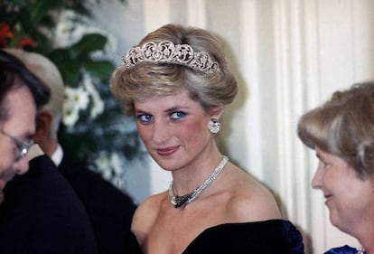 Diana de Gales en una visita a Bonn en 1987.