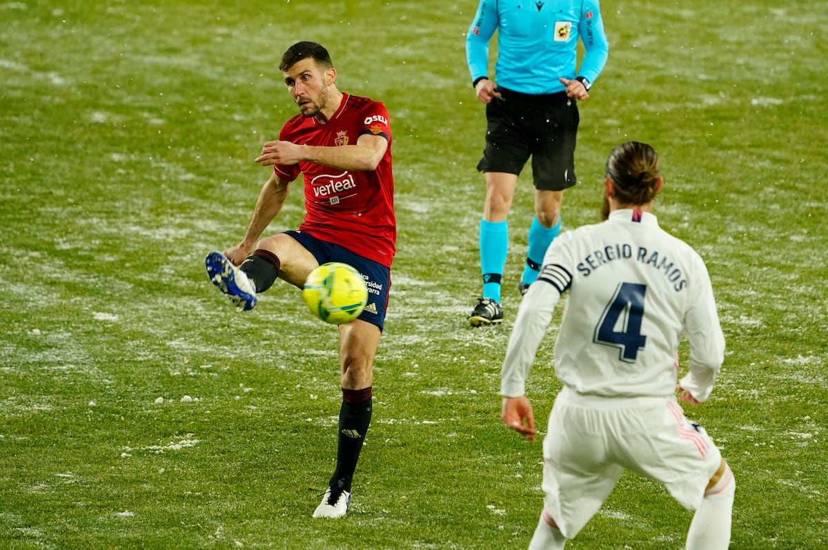 Liga Santander: El Madrid se estrella contra Osasuna y la nieve ...
