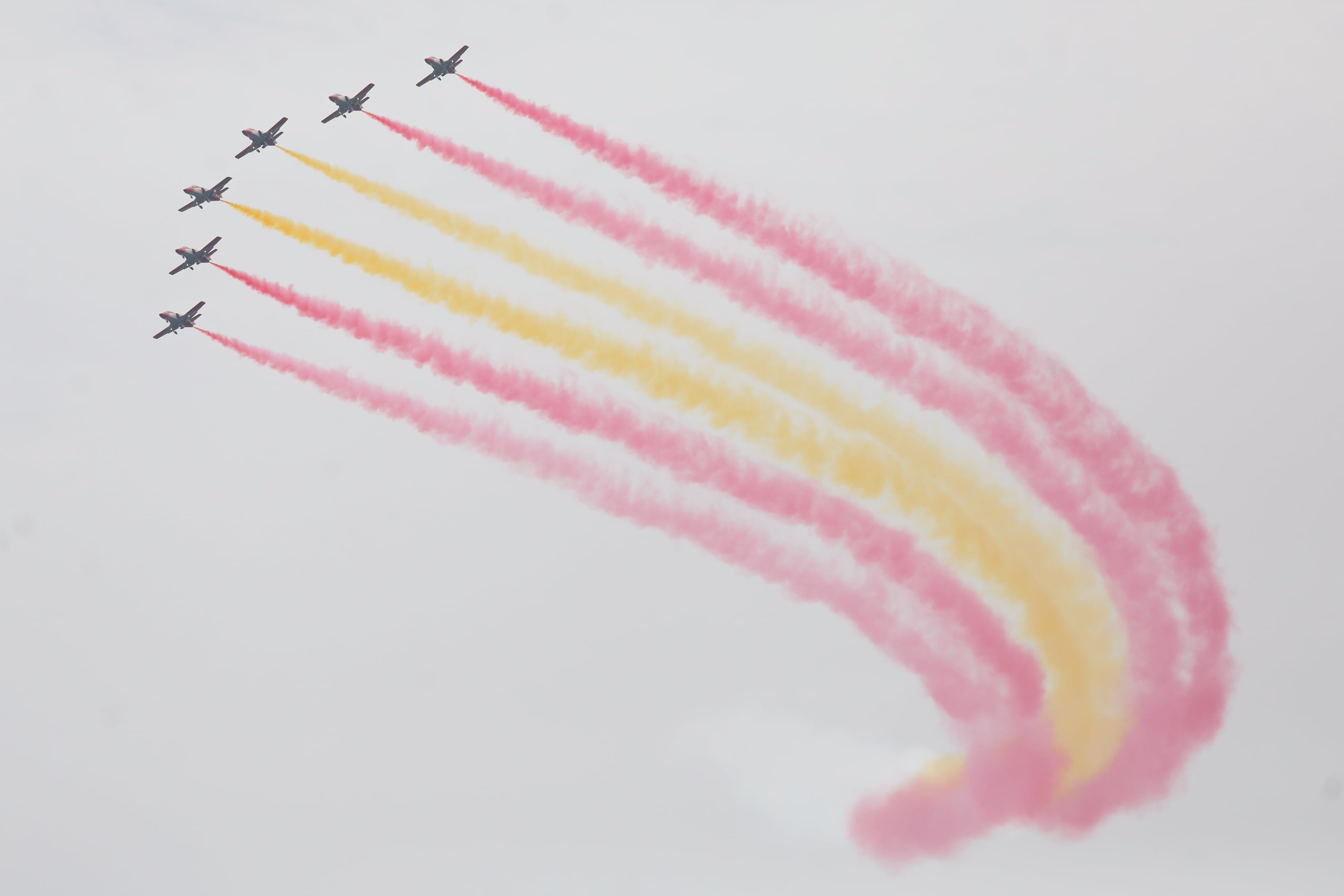 La Patrulla Águila se despide de los cielos tras 40 años de acrobacias