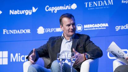 Meinrad Spenger, en las jornadas Wake Up!, de El Español.