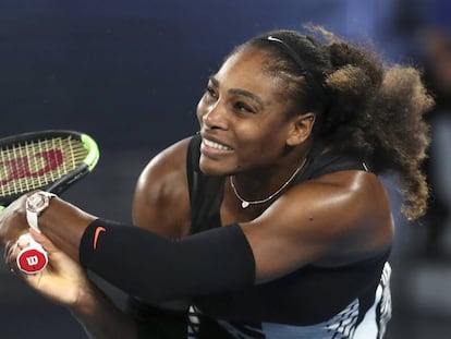 Serena Williams, en un partido el pasado enero