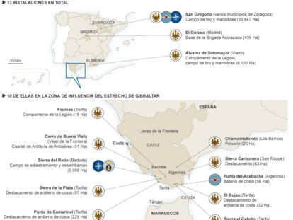 Últimas zonas militares declaradas “de interés para la defensa nacional”