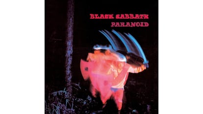 Vista del vinilo ‘Paranoid’ de Black Sabbath.
