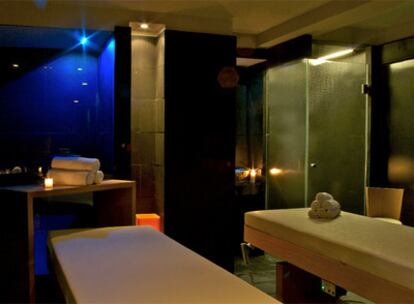 Una de las salas de tratamientos de The Sanctuary City Spa, en Madrid.