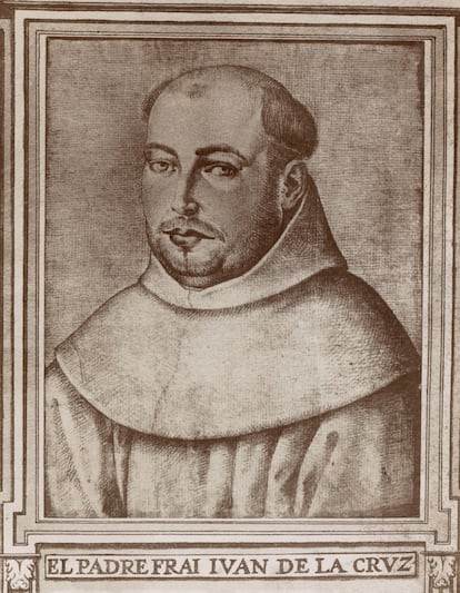 San Juan de la Cruz (1542-1591), en un dibujo de Francisco Pacheco del siglo XVI.