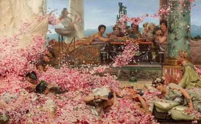 'Las rosas de Heliogábalo', óleo de Lawrence Alma-Tadema en 1888.