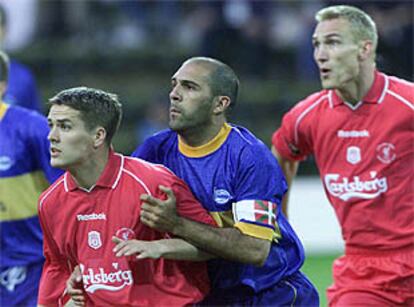 Michael Owen, en la pasada final de la Copa de la UEFA.